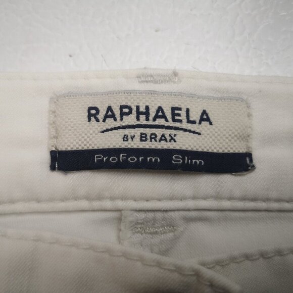 Raphaela by Brax Proform Slim Ladies Size 18R Rosanna Rocket Off White Pants - Picture 3 of 14